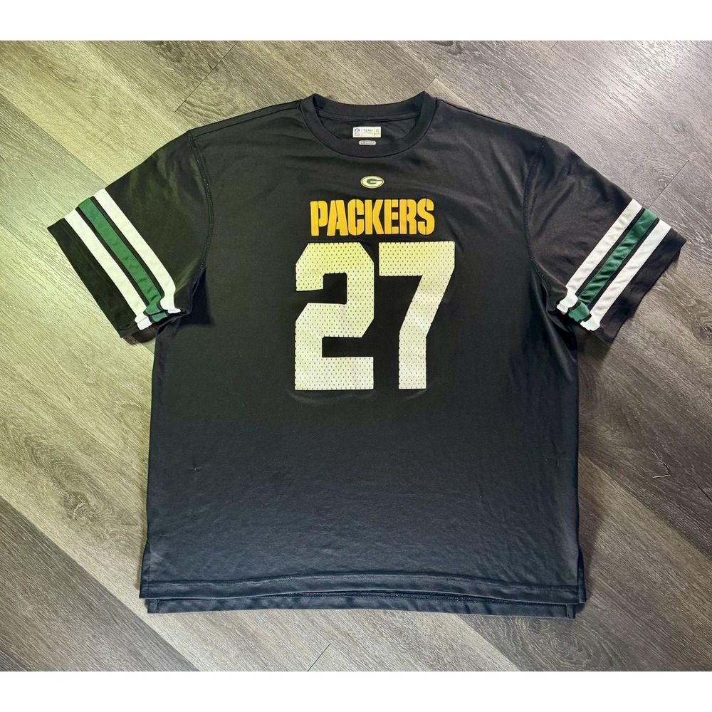 Greenbay Packers NFL Apparel Fan Jersey Size 2XL Short Sleeve Crew Neck Lacy 27
